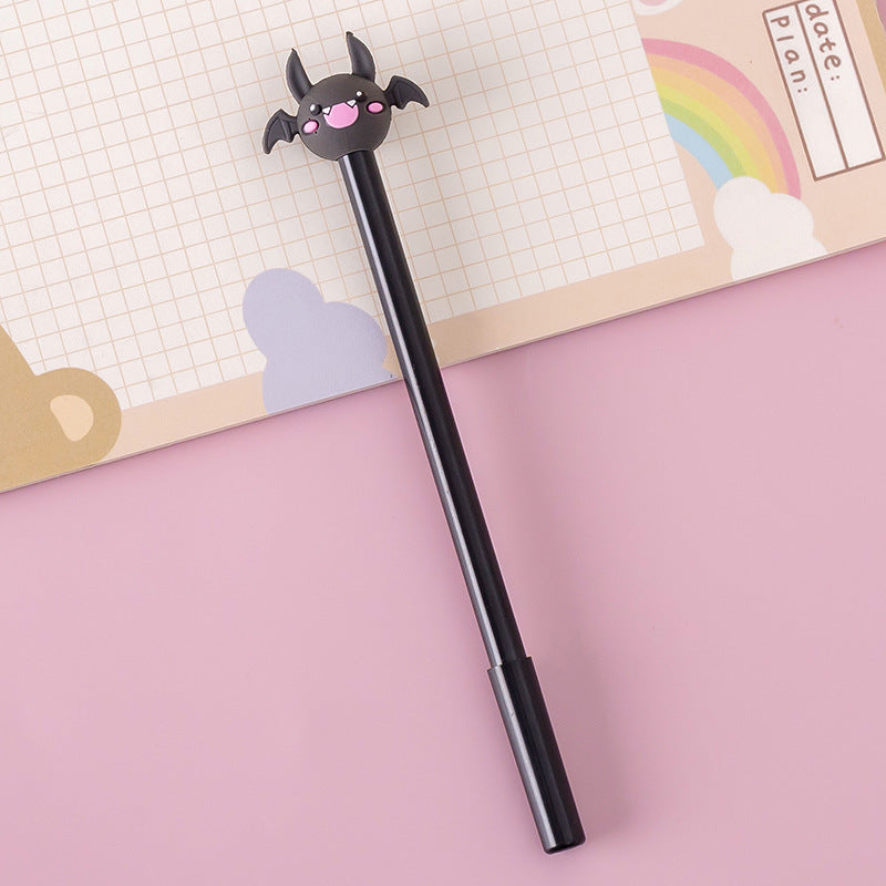 Wholesale Pumpkin Lantern Bat Ghost Halloween Plastic Gel Pen